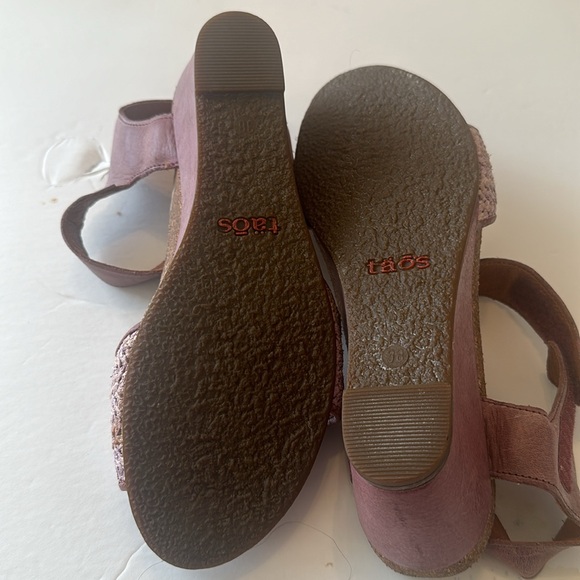 TAOS Cushioned Support Velcro Adjustable Straps- Size38 Lavender Mesh Leather - Picture 7 of 7